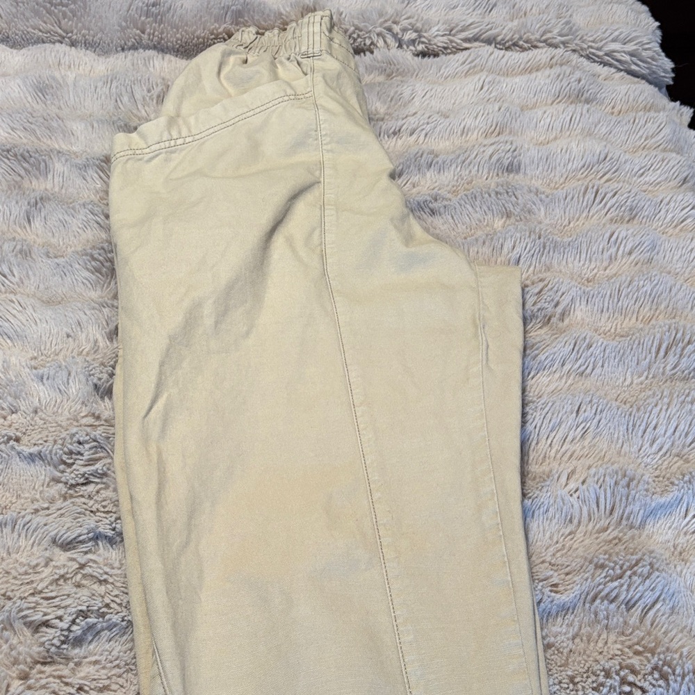 Free people Movement by Free People Beige Elastic Waist Pants - Picture 5 of 9